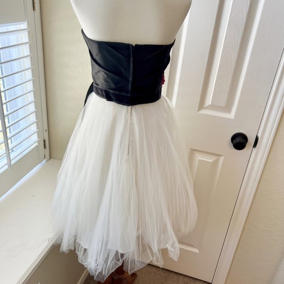 White House Black Market Strapless Tulle Party Dress - Picture 7 of 14